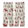 Winter Season Lovers' Rustic Beige Red Plaid Animal Forest Muted Pine Tree Snowflake Pattern Kid Satin Pajamas Set - oeWBBhb0ht