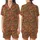 Women's 1970s Folk Art Floral Cotton Sleep Set - Boho Print Loungewear with Contrast Piping Satin Short-Sleeve Pajamas Set - 1