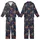 Festive Dog Lovers' Whimsical Navy Blue Labrador Reindeer Antler Gingerbread Christmas Pattern Kid Satin Pajamas Set - RodHYXxsMw