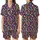 Abstract Style Lovers' Vibrant Multi-Color Organic Shape Scatter Design Solid Black Background Satin Short-Sleeve Pajamas Set - ImwAqoeiyx
