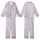 Celebration Enthusiasts' Whimsical Pastel Lavender Pink Aqua Balloons Birthday Cakes Confetti Flat Graphic Design Kid Satin Pajamas Set - 1