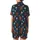 Women's Ocean Octopus Pajamas: Vintage Marine Life Print - Polyester Spandex Sleep Set Satin Short-Sleeve Pajamas Set - -k3nDn9NSW