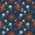 Women's Ocean Octopus Pajamas: Vintage Marine Life Print - Polyester Spandex Sleep Set Satin Short-Sleeve Pajamas Set - 4