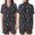 Women's Ocean Octopus Pajamas: Vintage Marine Life Print - Polyester Spandex Sleep Set Satin Short-Sleeve Pajamas Set - x1dMJkFdOI