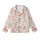Festive Art Lovers' Whimsical Pink Piggy Santa Hat Green Holly Red Berry Pattern Kid Satin Pajamas Set - 2