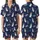 Christmas Pajamas: Whimsical Watercolor Penguin & Gift Print - Soft Polyester Sleepwear Satin Short-Sleeve Pajamas Set - 1