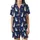 Christmas Pajamas: Whimsical Watercolor Penguin & Gift Print - Soft Polyester Sleepwear Satin Short-Sleeve Pajamas Set - 2