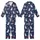 Christmas Pajamas: Whimsical Watercolor Penguin & Gift Print - Soft Polyester Sleepwear Kid Satin Pajamas Set - 1
