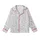 Women's Pure White Black Line Art Delicate Abstract Botanical Repeating Pattern Kid Satin Pajamas Set - EyNH_gW1uX