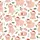 Festive Art Lovers' Whimsical Pink Piggy Santa Hat Green Holly Red Berry Pattern Satin Short-Sleeve Pajamas Set - 4