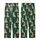 Golden Retriever Lovers' Festive Forest Green Christmas Golden Retriever Pattern with Santa Hats, Scarves, Holly & Snowflakes Kid Satin Pajamas Set - F7ecyHI56b