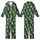 Golden Retriever Lovers' Festive Forest Green Christmas Golden Retriever Pattern with Santa Hats, Scarves, Holly & Snowflakes Kid Satin Pajamas Set - GwatUYCanD