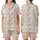 Cozy Christmas Lovers' Red Cream Hand-Drawn Whimsical Scattered Holiday Pizza & Snowman Pattern Satin Short-Sleeve Pajamas Set - 1