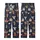 Whimsical Nativity Watercolor Pattern: Manger Scene Angels Wise Men Camels Fabric Print Kid Satin Pajamas Set - 3