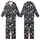 Whimsical Nativity Watercolor Pattern: Manger Scene Angels Wise Men Camels Fabric Print Kid Satin Pajamas Set - 1
