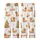 Goldendoodle & Labradoodle Fans: Festive Apricot Doodle Watercolor Christmas Pajama Pants Kid Satin Pajamas Set - 3