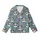 Playful Panda Loungewear: Cartoon Head & Bamboo Print - Cozy Pajamas Set Kid Satin Pajamas Set - VrsiO9Srpu