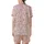 Bridesmaid & Bride Ruffle Tie Tank Set: Whimsical Blush Rosebud Floral Satin Pajamas Satin Short-Sleeve Pajamas Set - 3