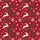 Women's Red Reindeer Snowflake Christmas Tree One-Piece Pajamas Satin Short-Sleeve Pajamas Set - 4