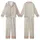 Personalized Bridesmaid & Bridal Sage Green Abstract Floral Satin Long Sleeve Sleep Set Kid Satin Pajamas Set - 1