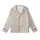 Personalized Bridesmaid & Bridal Sage Green Abstract Floral Satin Long Sleeve Sleep Set Kid Satin Pajamas Set - 2