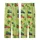Christmas Enthusiasts' Whimsical Lime Green Pattern with Red Trucks, Forest Trees, Gingerbread Men, Pastel Pink & Purple Candy Kid Satin Pajamas Set - BkLArYNwvt