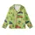 Christmas Enthusiasts' Whimsical Lime Green Pattern with Red Trucks, Forest Trees, Gingerbread Men, Pastel Pink & Purple Candy Kid Satin Pajamas Set - bvdGkouQGh