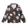Popcorn & Pajamas Party: Whimsical Chalkboard Popcorn & Sleepwear Pattern Comfort Loungewear Set Kid Satin Pajamas Set - 2