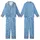 Family Holiday: Vibrant Blue Snowflake Pattern, White Winter Flakes - Polyester Spandex Sleep Set Kid Satin Pajamas Set - rLYLUpZHZ0