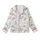 Wildlife Lover's Vintage Flying Geese Pajamas: Muted Pine Mountain Cream Pattern - Polyester Sleepwear Kid Satin Pajamas Set - 2
