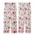 Holiday Animal Lovers' Whimsical Opossum Santa Hat Red & White Christmas Pattern with Poinsettias, Holly & Snowflakes Kid Satin Pajamas Set - cvpMda_A87