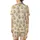 Whimsical Amigurumi Opossum Chicks: Crocheted Pastel Yellow Animal Print Pajamas Satin Short-Sleeve Pajamas Set - 3