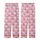 Family Christmas Pajamas: Whimsical Bubblegum Pink Hot Pink Santa & Snowflake Pattern - Flame Resistant Polyester Set Kid Satin Pajamas Set - nPpdt-jBah