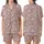 Bridal Pearl Blush Pink Sphere Design Robe and Slip Sleep Set Satin Short-Sleeve Pajamas Set - i5muIDucHm