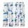 Women's Vibrant Blue Sea Turtle & Starfish Satin Sleep Set Kid Satin Pajamas Set - 9cCSS2eoMK