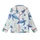 Women's Vibrant Blue Sea Turtle & Starfish Satin Sleep Set Kid Satin Pajamas Set - S8N-FR6_PL
