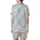 Women's Abstract Botanical Pattern Linen Sleep Set: Organic Stonewashed Comfort Satin Short-Sleeve Pajamas Set - e1LXvRLloN