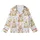 Golden Retriever Lover's Cream Pajamas: Hand-Painted Watercolor Christmas Lights Dog & Gold Star Kid Satin Pajamas Set - 4cHUkOj0_0