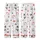Festive Enthusiasts' Cute Cartoon Snowman Pattern with Bright Red Bows & Buffalo Check Scarves Kid Satin Pajamas Set - 3