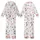 Festive Enthusiasts' Cute Cartoon Snowman Pattern with Bright Red Bows & Buffalo Check Scarves Kid Satin Pajamas Set - 1