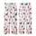 Winter Enthusiasts' Seamless Deep Cranberry Red & Dark Charcoal Grey Deer Pine Tree Snowflake Pattern Kid Satin Pajamas Set - JtZW8gB6LP
