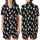 Modern Style Enthusiasts Monochromatic Abstract Organic Stone Texture Pattern, Charcoal Grey Light Grey Hand-Drawn Shapes Satin Short-Sleeve Pajamas Set - 1