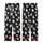 Modern Style Enthusiasts Monochromatic Abstract Organic Stone Texture Pattern, Charcoal Grey Light Grey Hand-Drawn Shapes Kid Satin Pajamas Set - 3