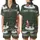 Bass Fisherman Family: Santa Ice Fishing Largemouth Bass 'Merry Fishmas' Poly-Spandex Sleep Set Satin Short-Sleeve Pajamas Set - 1