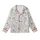 Ridgeback & Large Dog Zippered Sleepsuit: Playful Dalmatian & Paw Print Motif - Grey/Beige Cotton Blend Kid Satin Pajamas Set - 2