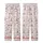 Women's Whimsical Soft Pink Parisian Doodle Seamless Pattern with Eiffel Tower, Macarons & Hot Air Balloons Kid Satin Pajamas Set - 3