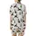 Women's Bernese Mountain Dog Christmas Pajamas Set: Cozy Illustrative Wreath & Santa Hat Print Satin Short-Sleeve Pajamas Set - 3