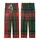Monogrammed Bridesmaid Dark Forest Green Tartan Plaid Rayon Sleep Set Kid Satin Pajamas Set - 3