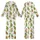 Retro Christmas Pickle Pajamas Set: Whimsical Cartoon Pickles with Santa Hats, Antlers & String Lights Kid Satin Pajamas Set - 1