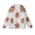 Festive Gingerbread Friends Pattern: Six Expressive Cookie Characters Holiday Sleep Set Kid Satin Pajamas Set - 2